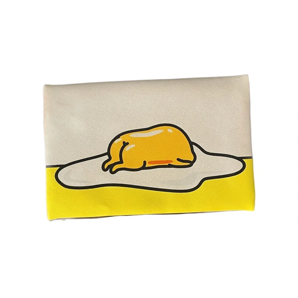 Gudetama Sanrio Lazy Egg Bag Ipsy Pouch - Picture 2 of 3